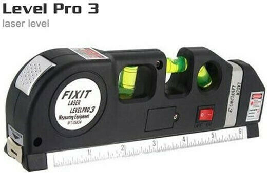 LevelPro3 Γραμμικό Αλφάδι Laser Κόκκινης Δέσμης με Εύρος Εργασίας 2.5m