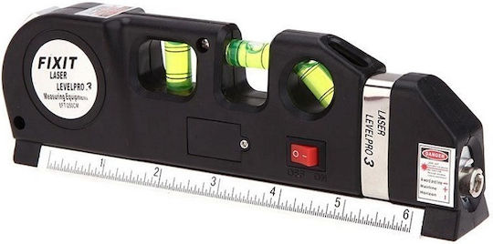 LevelPro3 Γραμμικό Αλφάδι Laser Κόκκινης Δέσμης με Εύρος Εργασίας 2.5m