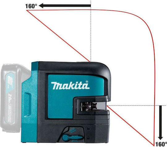 Makita Self-leveling Linear Laser Level Red Beam 10.8V with Working Range 25m