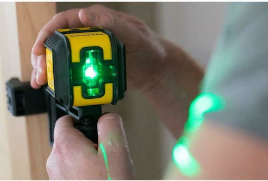 Stanley Cubix Αυτορυθμιζόμενο Γραμμικό Αλφάδι Laser Πράσινης Δέσμης με Εύρος Εργασίας 16m
