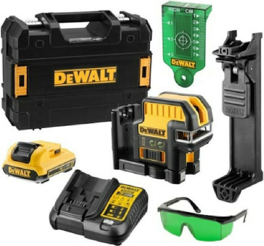 Dewalt DCE0825D1G Αυτορυθμιζόμενο Γραμμικό Αλφάδι Laser Πράσινης Δέσμης 10.8V με Εύρος Εργασίας 30m