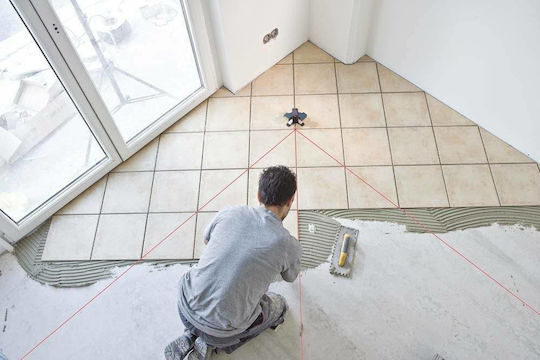 Bosch GTL 3 Γραμμικό Αλφάδι Laser Κόκκινης Δέσμης 1.5V με Εύρος Εργασίας 20m