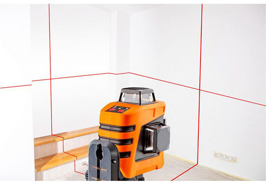 Neo Tools Selbstnivellierend Linear Laser-Wasserwaage Roter Strahl 3.7V mit Arbeitsbereich 15m