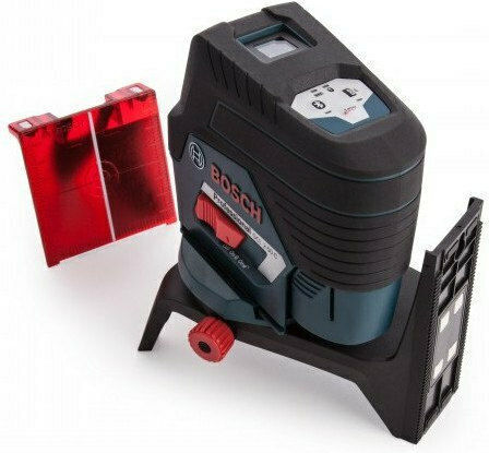 Bosch Αυτορυθμιζόμενο Γραμμικό Αλφάδι Laser Κόκκινης Δέσμης 12V με Εύρος Εργασίας 20m