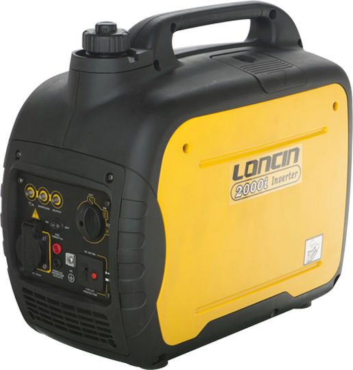 Loncin LC 2000Ι Silent Generator Suitcase Inverter Gasoline Four-stroke with Maximum Power 1.8kVA