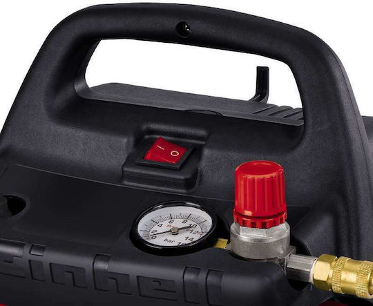 Einhell TH-AC 190/6 OF Single-Phase Air Compressors 97dB with Power 1.5hp and Airtank 6lt 4020495