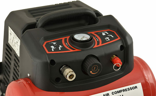 Toros OilFree Single-Phase Air Compressors 96dB with Power 1.5hp and Airtank 6lt 602036