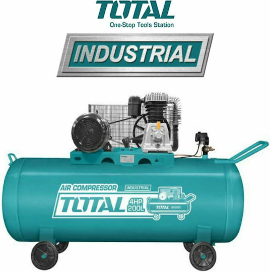Total Three-Phase Air Compressors with Power 5.5hp and Airtank 300lt TC1553002