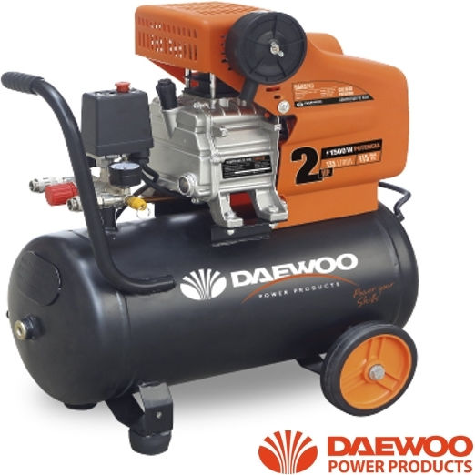 Daewoo Single-Phase Air Compressor 24lt 2hp