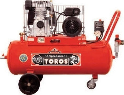 Toros Einphasig Luftkompressor mit Leistung 3hp und Lufttank 50Es 40147
