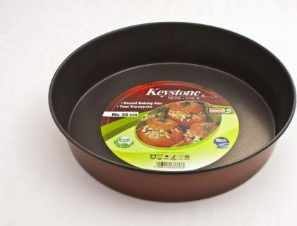 Keystone Aluminium Backform mit Stein Innenbeschichtung 22cm