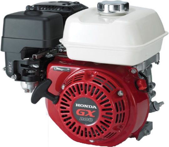 Honda GX 200 Gasoline Engine 4 Stroke 196cc 6.5hp Maximum Revolutions 3600rpm Horizontal Axis with Cone and Starter (Tank 3.1lt)