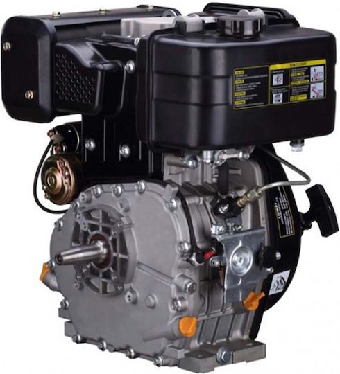 Loncin D350F Κινητήρας Πετρελαίου 349cc 6.7hp Μέγιστων Στροφών 3600rpm με Κώνο