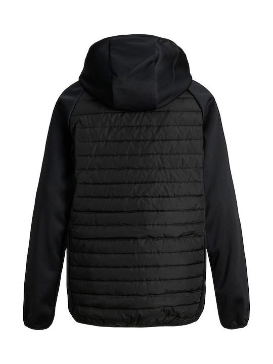 Jack & Jones Kinderjacke Kurz mit Kapuze Schwarz