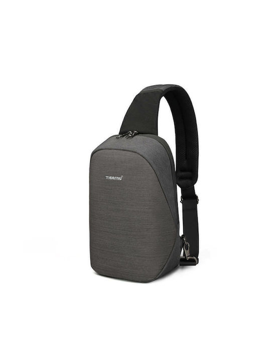 Tigernu T-S8061 Ανδρική Τσάντα Στήθους σε Γκρι χρώμα | Skroutz.gr