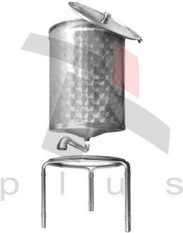Sansone Δοχείο Inox Ανοικτού Τύπου Κωνικό 100lt 125.115