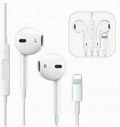 M80 In-ear Handsfree με Βύσμα Lightning Λευκό
