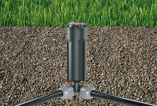 Gardena T 380 Irrigation Nozzle with Maximum Throw Angle 360° Black