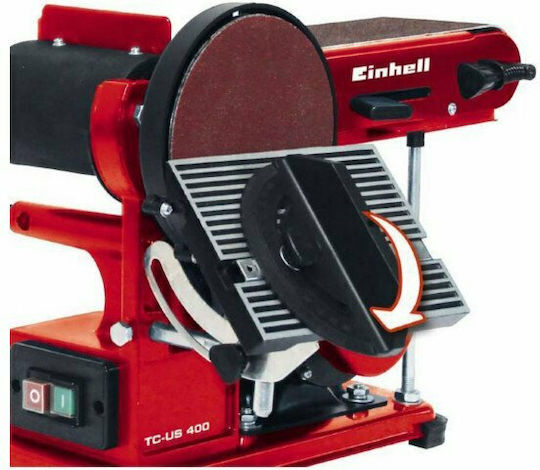 Einhell TC-US 400 Film/Disc Scrubber cu Putere 375W Diametru Disc 150mm și Viteză de Tăiere 50rpm