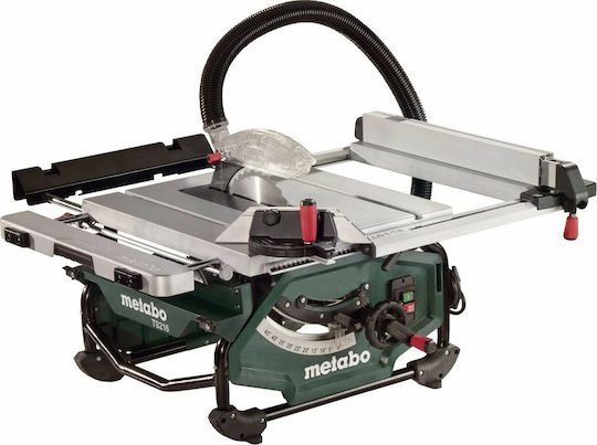 Metabo TS 216 Δισκοπρίονο Πάγκου με Ισχύ 1500W, Δίσκο Κοπής Διαμέτρου 216mm & Ταχύτητα Κοπής 5000rpm