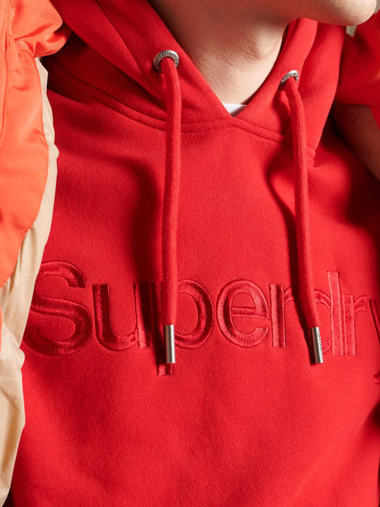 Sweatshirt with Hood Red
