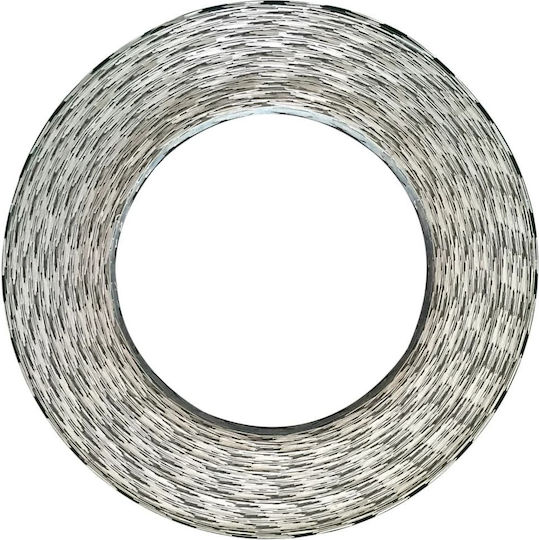 vidaXL Wire Fencing Razor Wire Gray 100m