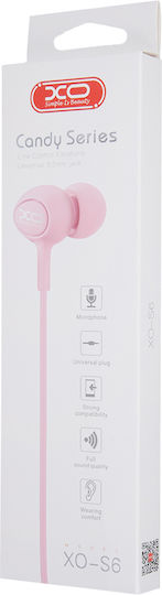 XO S6 In-ear Handsfree with 3.5mm Connector Pink