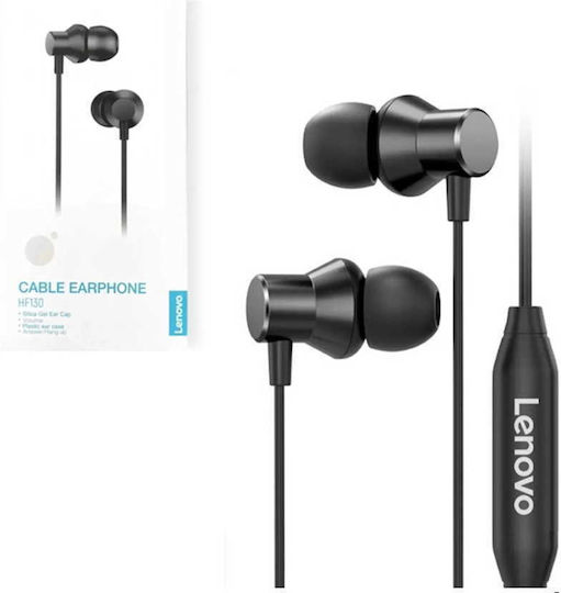 Lenovo HF130 In-ear Handsfree με Βύσμα 3.5mm Μαύρο
