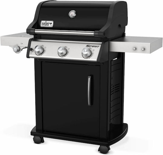 Weber Spirit E-325 GBS Gasgrill Gusseisen Rost 61cmx45cmcm mit 3 cm 9.38kW und Seitenbrenner