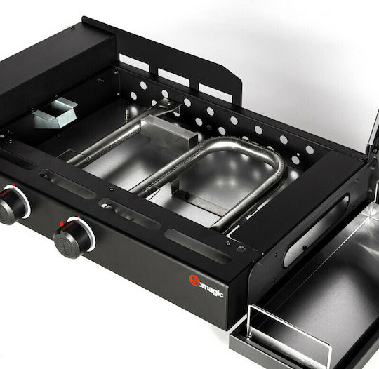Somagic So Burger Ψησταριά Υγραερίου με 2 Εστίες 5.6kW