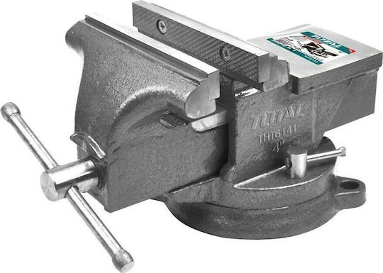 Total Rotating Countertop Vise Made of Cast Iron with Maximum Opening 100mm