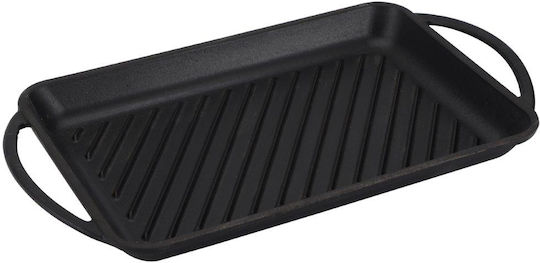 Bergner Antihaft Backblech mit Gusseisen Grill Oberfläche 33.5x22cm