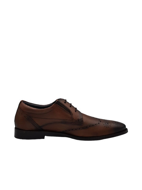 S.Oliver Men's Leather Oxfords Tabac Brown