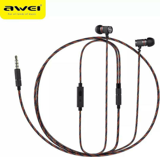 Awei ES-660i In-ear Handsfree με Βύσμα 3.5mm Μαύρο