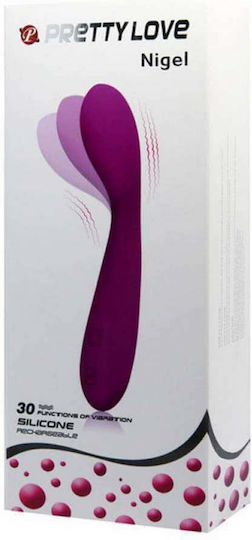 Pretty Love Nigel Vibrator G-Spot G-Spot Vibrator 15cm Purple