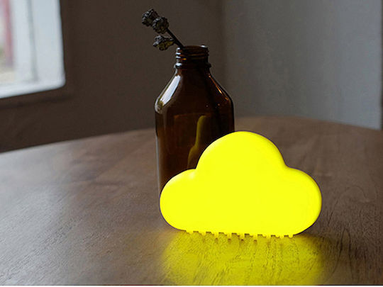 Allocacoc LED Kinder Dekorative Lampe Cloud Night mit Farbwechsel Weiß 7.9x3.5x12.2εκ.