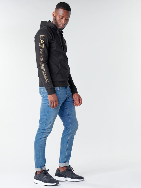 Sweatshirt with Hood Black