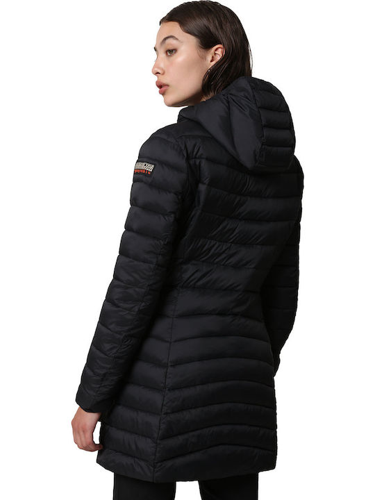 Aerons Women's Short Puffer Jacket for Winter Black NP0A4FS4-041