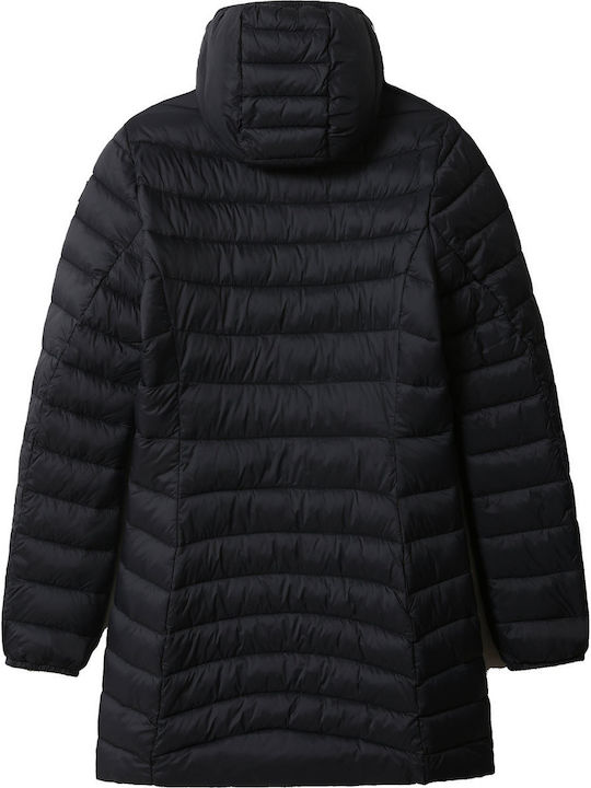 Aerons Women's Short Puffer Jacket for Winter Black NP0A4FS4-041