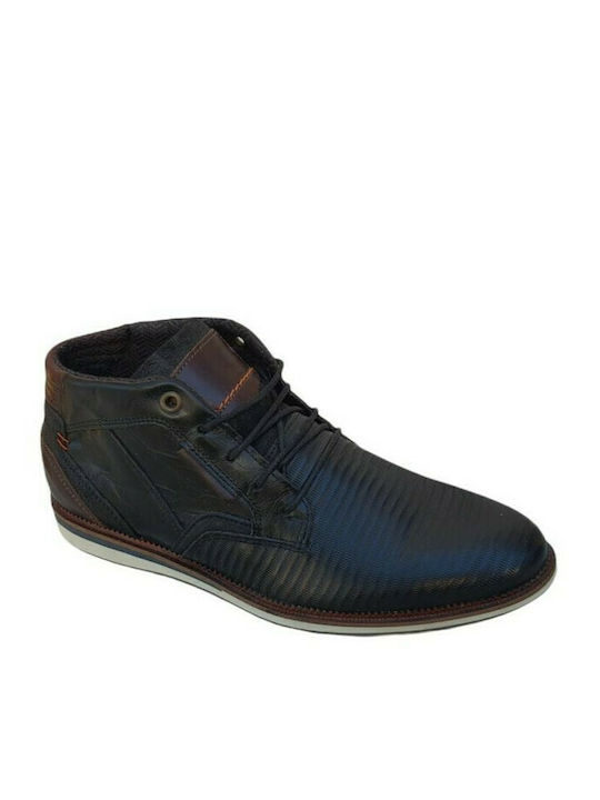 Giacomo Carlo BOOTH JS4593-2 BLACK LEATHER Giacomo Carlo