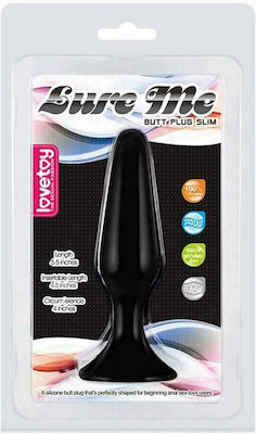 Lovetoy Lure Me Analplug Groß Schwarz 12.5cm BK18L