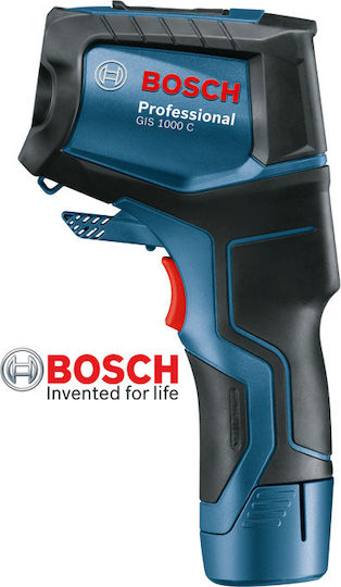 Bosch GIS 1000 C Termometru cu infraroșu pentru temperaturi de la -40°C până la 1000°C cu Raport de Distanță 50:1
