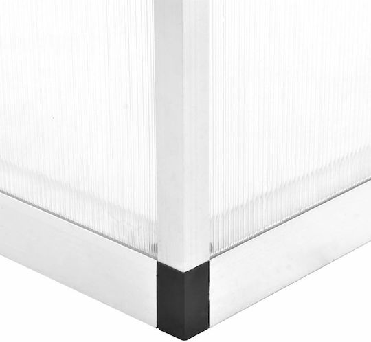 vidaXL 45215 Gewächshaus Typ Haus mit Aluminiumrahmen 32x1.9x1.95m