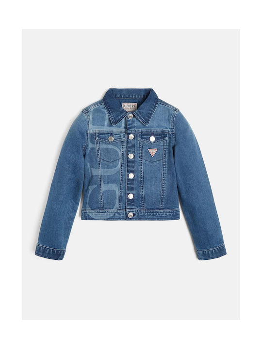 Guess Kids Denim Jacket short Blue