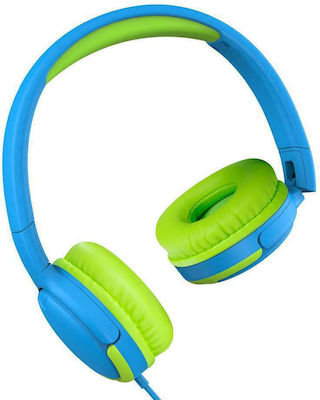 XO EP47 Wired On Ear Headphones Blue / Green 16.002.0055