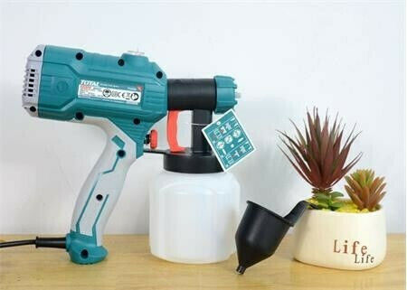 Total Electric Paint Spray Gun 350W with 0.8lt Container