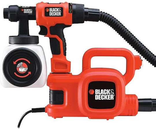 Black & Decker HVLP400 Ηλεκτρικό Πιστόλι Βαφής 450W με Δοχείο 1.2lt