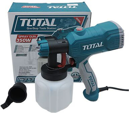 Total Electric Paint Spray Gun 350W with 0.8lt Container