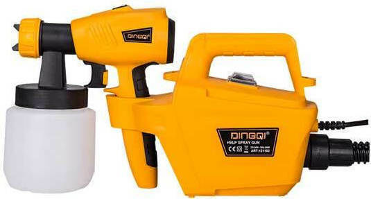 Dingqi 121102 Ηλεκτρικό Πιστόλι Βαφής 800W με Δοχείο 0.8lt