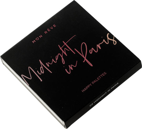 Mon Reve Happy Palettes Palette with Eye Shadows in Pressed Powder Form 15gr